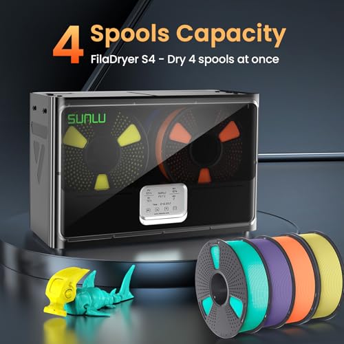 SUNLU S4 3D Printer Filament Dryer, Black - color: S4 Black