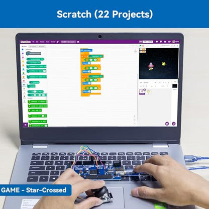 SunFounder Project The Most Complete Electronics Starter Kit Compatible with Arduino Mega 2560 R3 Mega328 Nano, 73 Tutorials Included