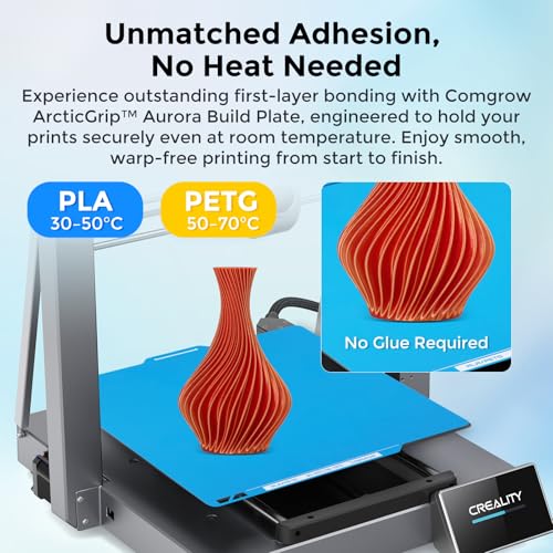Comgrow ArcticGrip Aurora Build Plate 257x257mm for A1/P1/X1 - style: Cold 257x257mm
