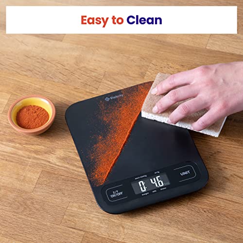 Etekcity Food Kitchen Scale, Digital Grams and Ounces, Large - color: Black
