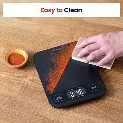 Etekcity Food Kitchen Scale, Digital Grams and Ounces, Large - color: Black
