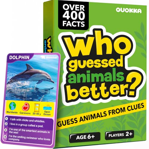 Who Guess It Better Animals Volume 2 - Animal Discovery Set, 50 Cards - color: Animals 2