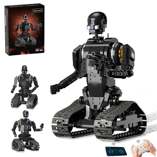 STEM RC Robot Building Kit, Programmable Remote & App Control Robot Toy