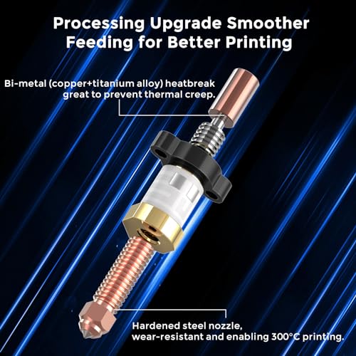 Creality Official CR 10 SE Hotend Kit, Upgrade Ceramic Heating Block Kit, Quick Swap Nozzle Kit, 300°C 60W Fast Heating High Thermal Conductivity Original Hot End for Creality CR-10 SE 3D Printer - style: CR-10 SE