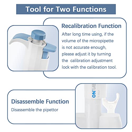 ONiLAB Lab Micropipette, 12-Channel Adjustable Volume Pipettor 0.5-10μL - size: 0.5-10μl, style: 12 channels
