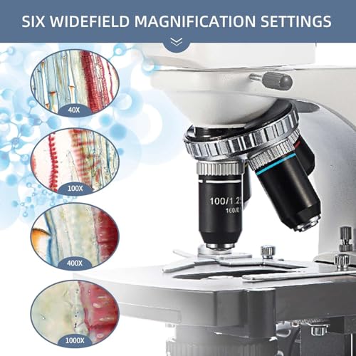 SWIFT SW380T Trinocular Compound Microscope with 5MP Camera - color: SW380T w/ 5.1 MP Camera