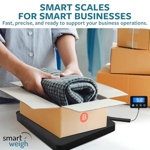Digital Shipping Scale, Postal Scale, 220 lb, 0.1 oz, Remote Display - color: 220 lbs Remote Display