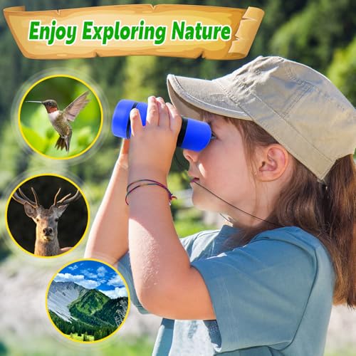 Binoculars for Kids, Kids Binoculars for 3-12 Boys Girls, Outdoor Toys - color: Dark Blue