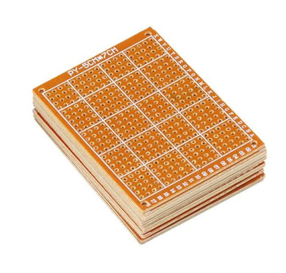 10pcs PCB Board Prototype Kit Protoboard Circuit Board Breadboards 432 Holes Perfboard Universal Printed Circuit Breadboard for DIY Soldering Electronic Projects and Electronic Experiment