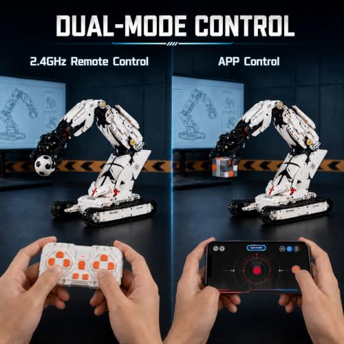 3 in 1 Technical Robotic Arm Building Kit with APP Control for Adults Teens