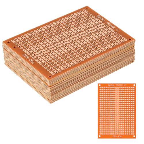 15PCS PCB Board Prototype Perf Boards, 5x7cm 1-2-3 Circuit Board for DIY Soldering Electronic Projects and Electronic Experiment