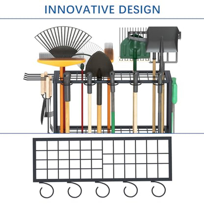 Organizer Yard Tool Storage Rack Garden Organizer Tool Holder - style: Small