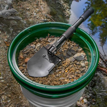 ASR Outdoor 38pc Deluxe Geology Rock Hounding Kit with Mining Tools and Carry Bag - size: 38pc