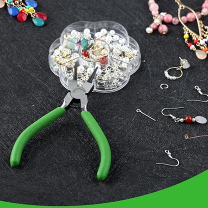 SPEEDWOX 4.5" Mini Round Nose Pliers, Thin Jaw Wire Looping for Jewelry - style: Round Nose Pliers