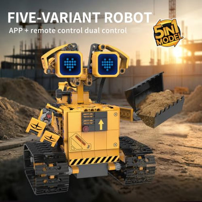 Remote Control Robot Building Kit STEM Gift for Boys Ages 8-14