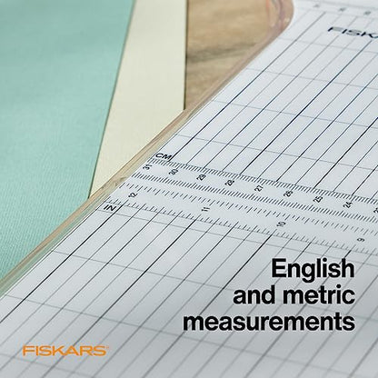 Fiskars ProCision Folding Rotary Bypass Paper Cutter, 12" Cut Length