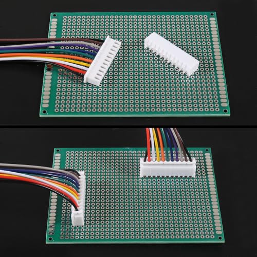 ACEIRMC 10Pairs JST-XH Connector Kit, XH 2.54mm 11 Pin Header Male and Female Connectors Plug Adapter with Flat Wire Cable 200mm 26AWG Compatible with JST XH (11P) - color: 11P