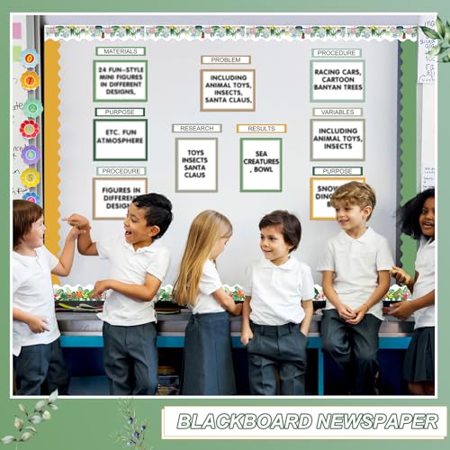 Fuyoooo 90 Pcs Science Fair Board Supplies, Plant - style: Plant