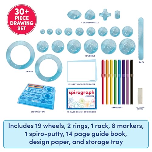 Spirograph with Markers Arts and Crafts for Kids Drawing Kit Art Supplies