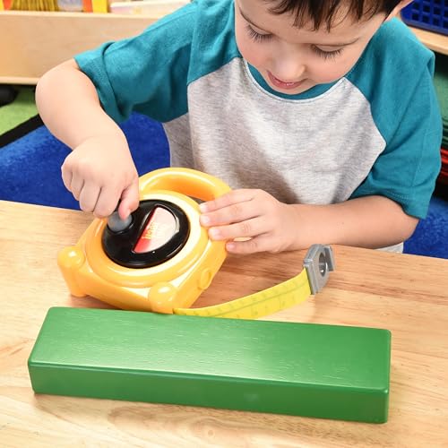 Big Tape Measure for Kids – 5 Ft. Pretend Play Measuring Tape Tool, Inches & Centimeters, Early Math & STEM Learning Toy, Ages 3+