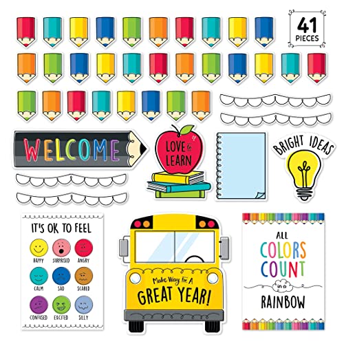 CTP Core Decor Ready for School Bulletin Board (Creative Teaching Press 10871) - color: Core Decor Ready for School