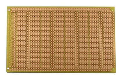 POW3U PowerBoard-3U with Power Rails, 1 Sided PCB, 3.94 x 6.30 in (100 x 160 mm)