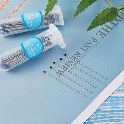 WILLBOND 500 Pieces Stainless Steel Insect Pins Kit Specimen,2 Sizes - size: 2 Size