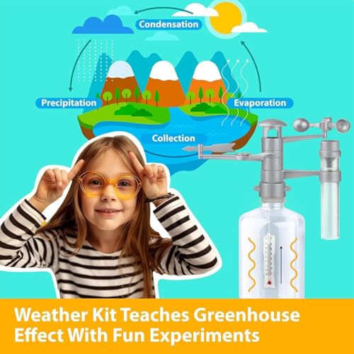 4M Green Science Weather Station - DIY Mini Observatory & STEAM Science Kit
