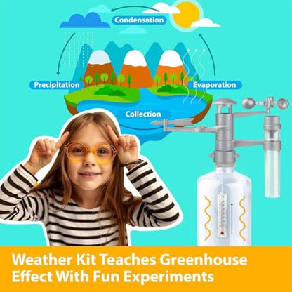 4M Green Science Weather Station - DIY Mini Observatory & STEAM Science Kit