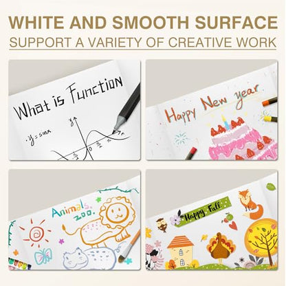 Chell 36x48 Large Size Corrugated Trifold Poster Boards, White, 2 Pack - size: Large, 36x48 in