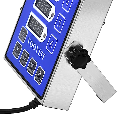 Commercial 6 Channel Digital Kitchen Timer Loud Alarm Cook Timer - color: Blue