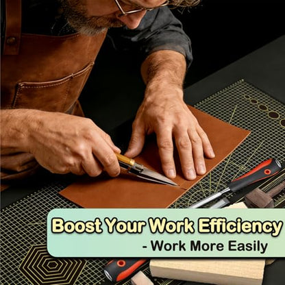 43x16 Inch Durable Workbench Mat, Foldable Rubber Pad with SAE & Metric Measuring Scales, Lightweight Portable Mat with Carry Bag for DIY, Carpentry & Repair Projects (Version 2)