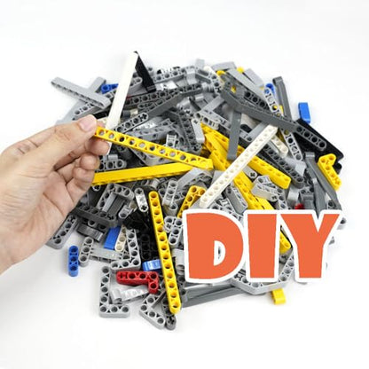 582pcs Technical Parts Bricks Sets-Beams Axles Pins Gears Motor - color: 582pcs