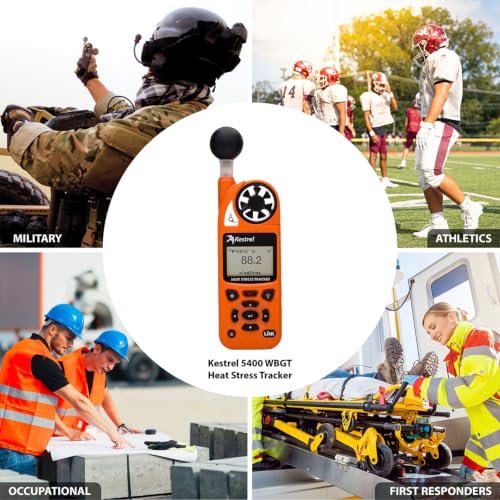 Kestrel 5400 WBGT Heat Stress Tracker - color: Tan, size: Standard Non-LiNK with Vane Mount