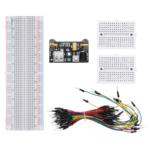 MECCANIXITY Breadboard Electronics Component Fun Kit 400/170 Tie-Points