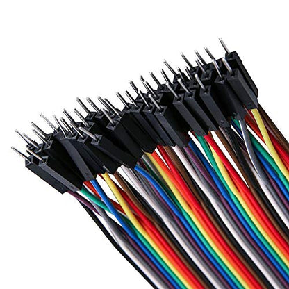 240pcs Solderless Breadboard Jumper Wires - Male, Female & Male to Female, 3x10cm & 3x20cm for Arduino