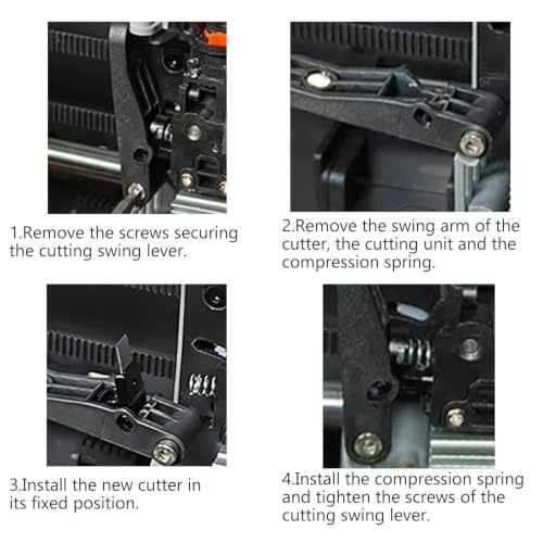 6PCS 3D Printer Extruder Filament Cutter for FLASHFORGE AD5X - color: For AD5X