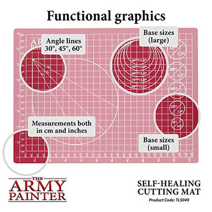 The Army Painter, Self-Healing Cutting Mat, Double Sided PVC Non-Slip, A4