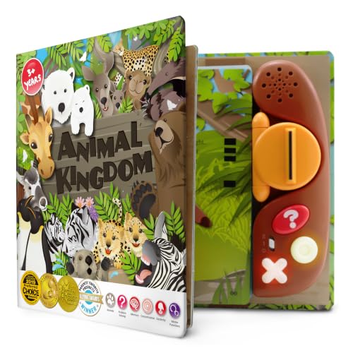 BEST LEARNING Book Reader Animal Kingdom - Interactive Talking Sound Toy