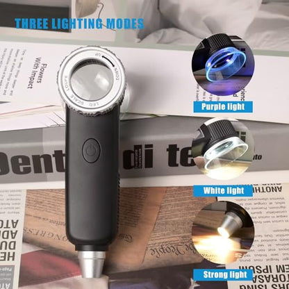 30X Loupe Magnifier Eye Loops Magnifying Glass Jewelry Coin Supplies - style: Handheld