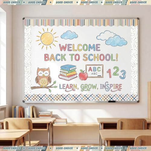 Containlol 118ft Bulletin Board Border Classroom Border, Boho Earth Tone - style: Boho Earth Tone