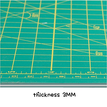 ZERRO Cutting Mat 12" x 9" Self Healing Rotary Cutting Mat A4 - size: 12"L x 9"W