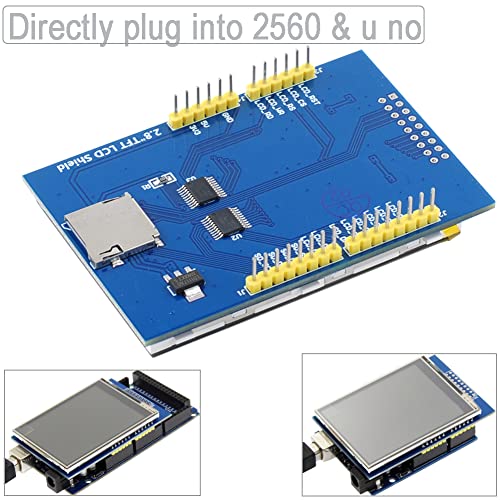 2.8" TFT Touchscreen ILI9341 Display + Breadboard Power Module Jumper Wire