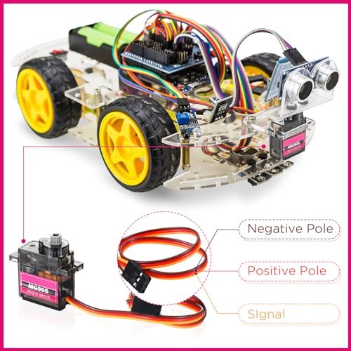 Hanaive 16 Pcs 9g Micro Servo Motor Mini Servo Motors Rc Kit