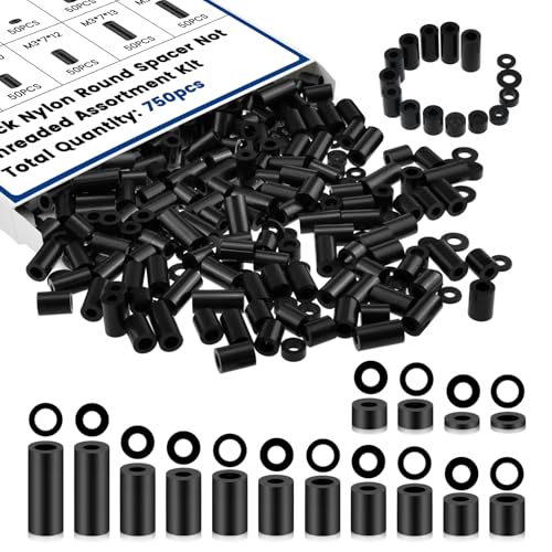 750 Pcs Electrical Outlet Screws Spacers Kit, 15 Different Sizes