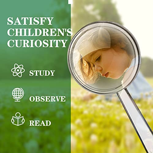 OBTANIM 40 Pack Mini Handheld Magnifying Glasses Plastic Portable Hand Lens 5X Reading Magnifier for Senior and Kids Home Outdoor Use