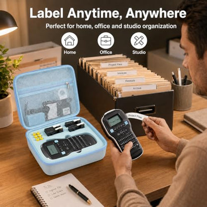 PAIYULE Label Maker Case for DYMO LabelManager 160/280, Blue - color: Blue
