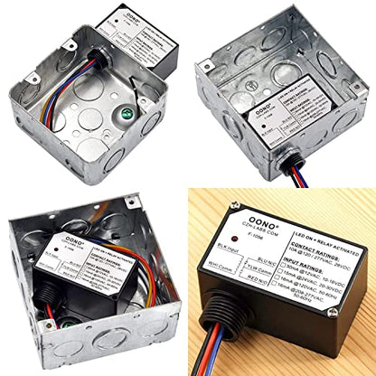 SPDT 10Amp Power Relay Module, Plastic Enclosure and Pre-Wired (AC 208-277V) - size: AC 208-277V