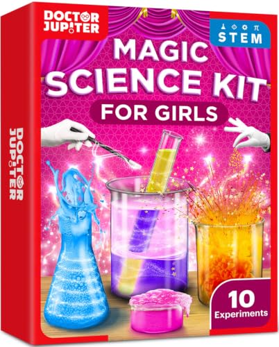 Doctor Jupiter Girls' Magic Science Experiments Kit for Kids Ages 8+ - style: Magic Science Kit for Girls: 8+