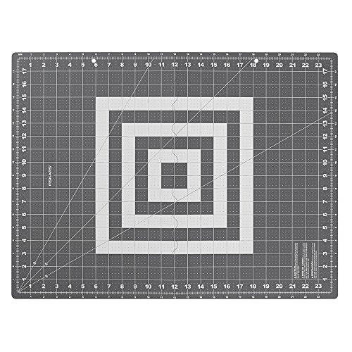 Fiskars 18" x 24" Folding Self Healing Cutting Mat for Travel and Storage - size: 18"L x 24"W